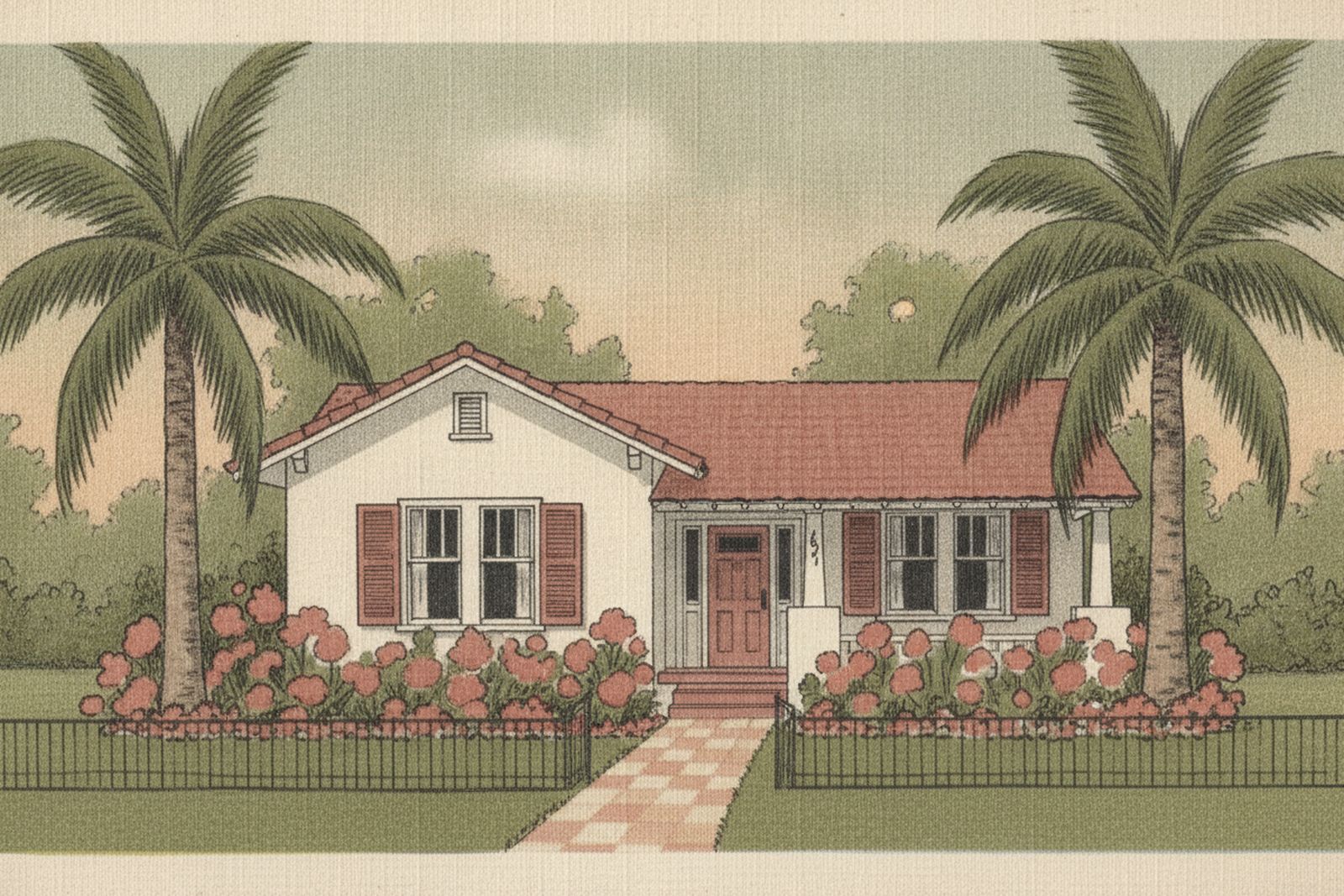Selling in St. Pete: pricing honestly — St. Petersburg, vintage-postcard-style illustration